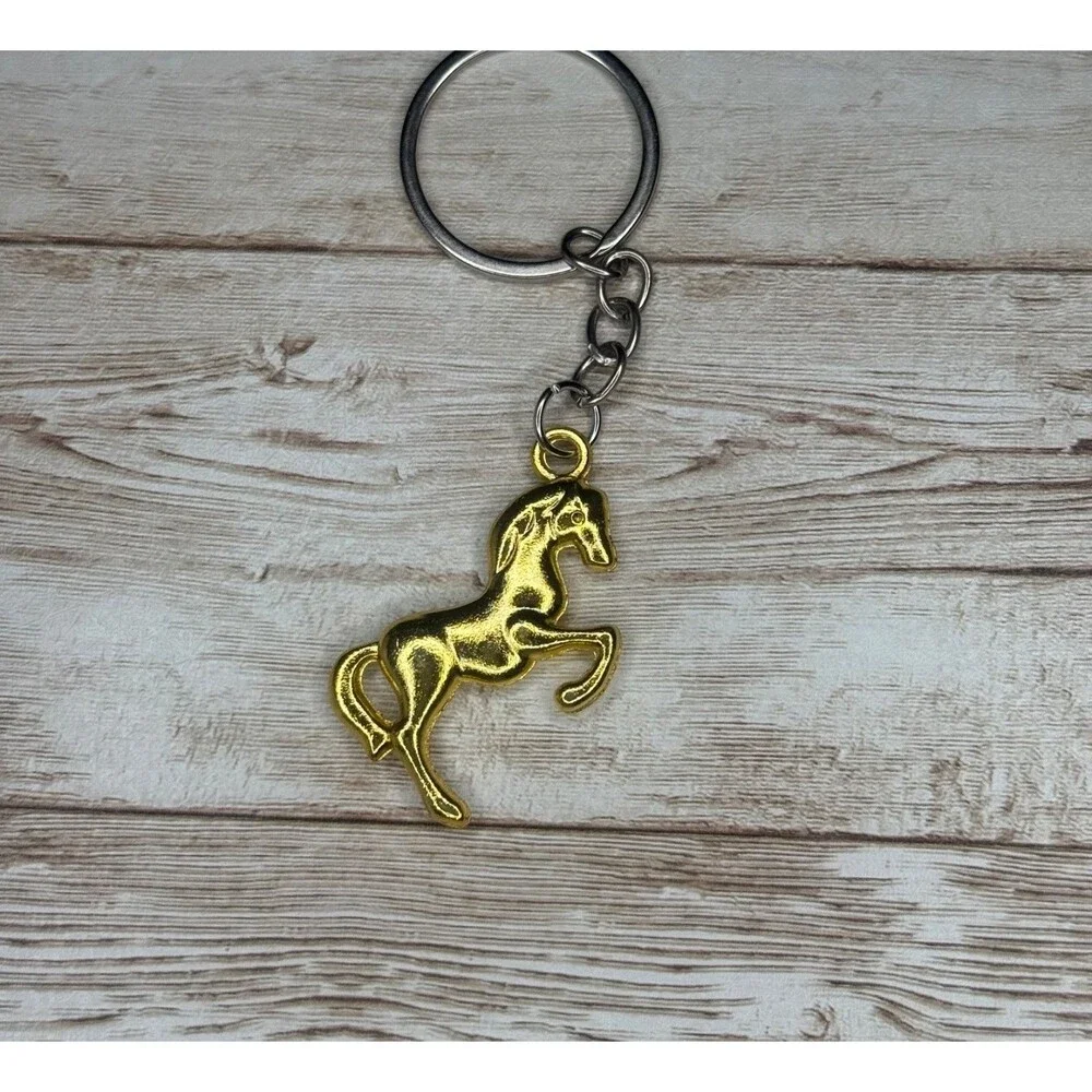 3D Horse Keychain     Choose Gold Tone or Silver Tone